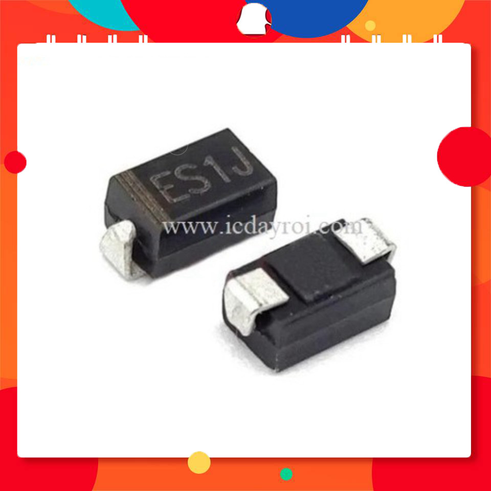 [200 Cái]- Diode chỉnh lưu SMA ES1J 1A 600V TechParts Việt