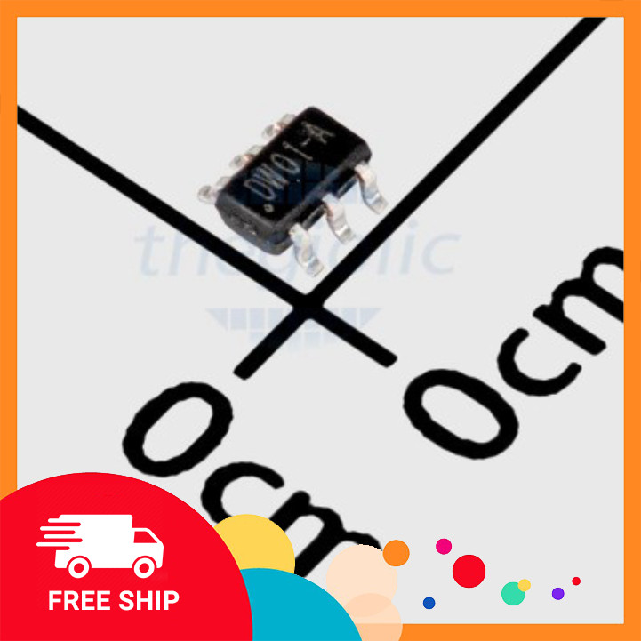[20 Cái]- DW01A IC Bảo Vệ Pin 1 Cell SOT-23-6 Điện Tử Tín Phát