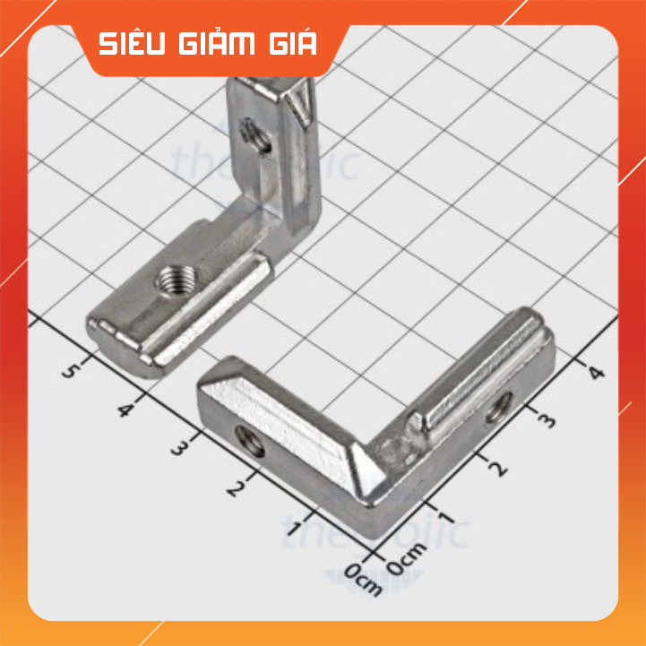 [2 Cái]- Ke Góc Chìm L Cho Nhôm Định Hình QT 30x30 SmartFix Linh Kiện