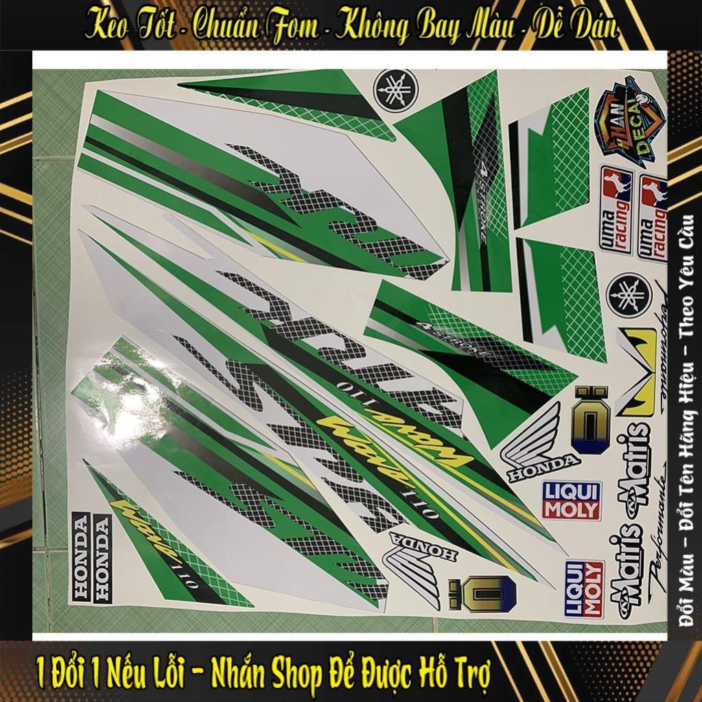 tem wave 110 spark xanh lá