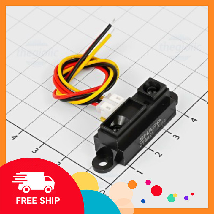 GP2Y0A21YK0F Cảm Biến Khoảng Cách 10-80cm Điện Tử Tín Phát