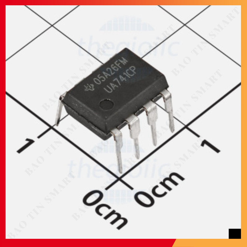 [3 Cái]- UA741CP IC OPAMP General Purpose Amplifier 1 Circuit 1MHz, 8-DIP Shop ekit.vn