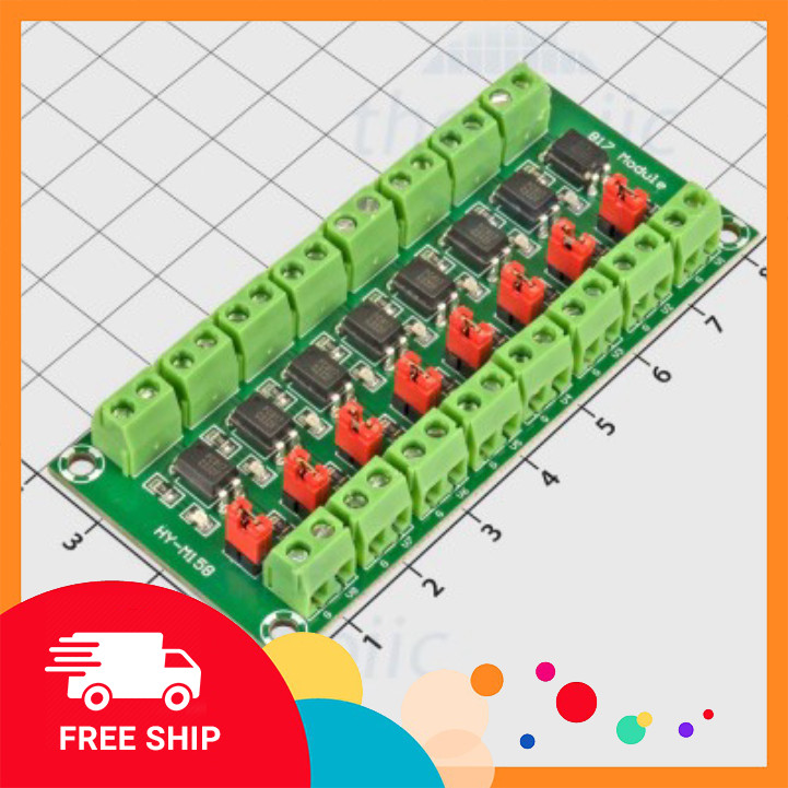 PC817 Mạch Opto Cách Ly 8 Kênh Điện Tử Tín Phát