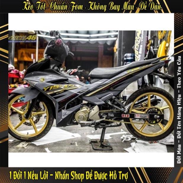 Tem exciter 150 xám vàng đen