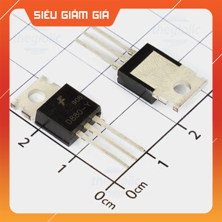 [5 Cái]- D880-Y Transistor NPN 60V 3A 3 Chân TO-220 SmartFix Linh Kiện