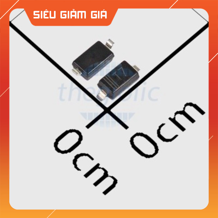 [100 Cái]- 1N4007-T7 Diode Chỉnh Lưu 1A 1KV SOD-123 SmartFix Linh Kiện