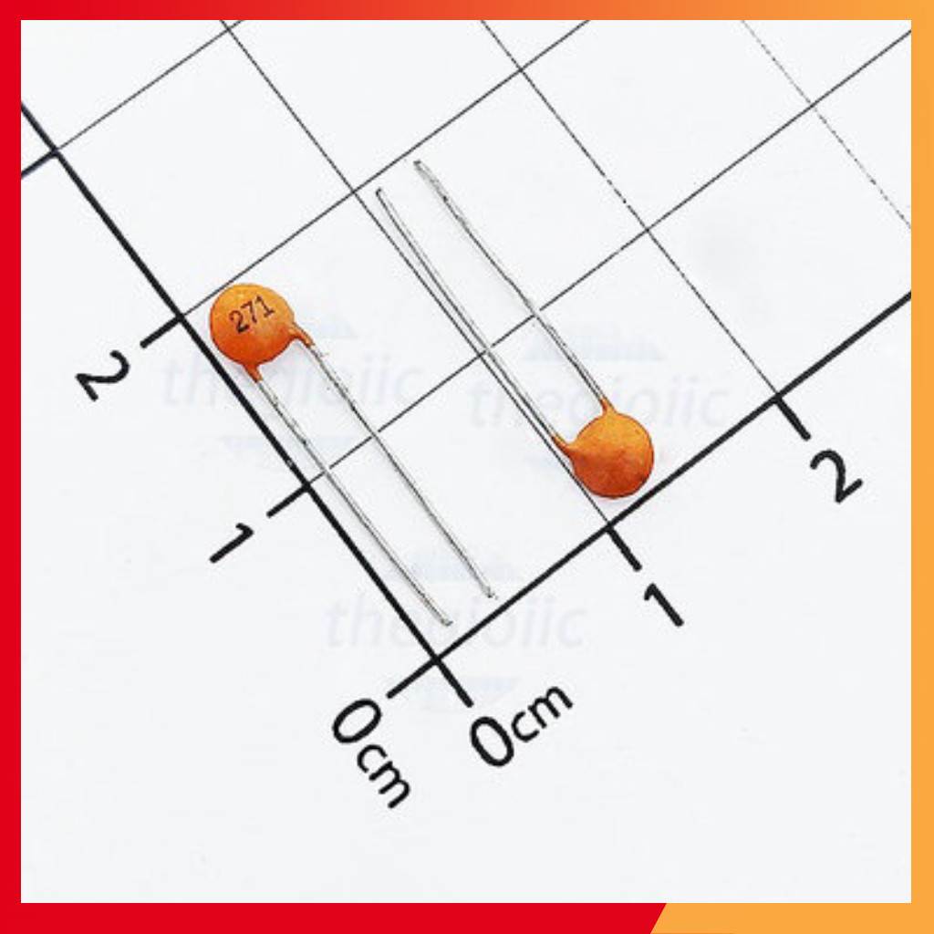 [200 Cái]- Tụ Gốm Tròn 270pF 50V Shop ekit.vn
