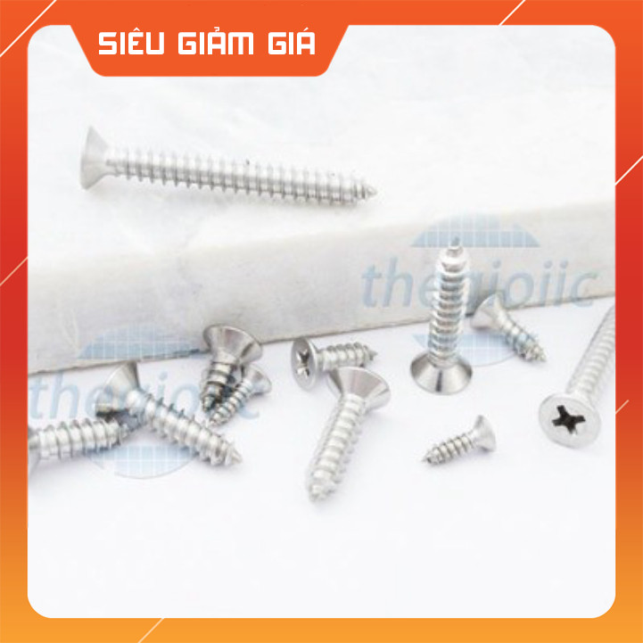 [10 Cái]- Vít Nhọn KA M6 x 18mm 304 SmartFix Linh Kiện