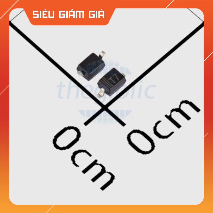 [100 Cái]- 1N4007-T7 Diode Chỉnh Lưu 1A 1KV SOD-323 SmartFix Linh Kiện