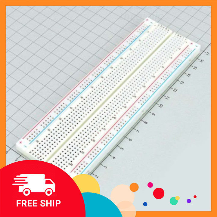 MB-102 Breadboard Cắm Linh Kiện 830 Lỗ Điện Tử Tín Phát