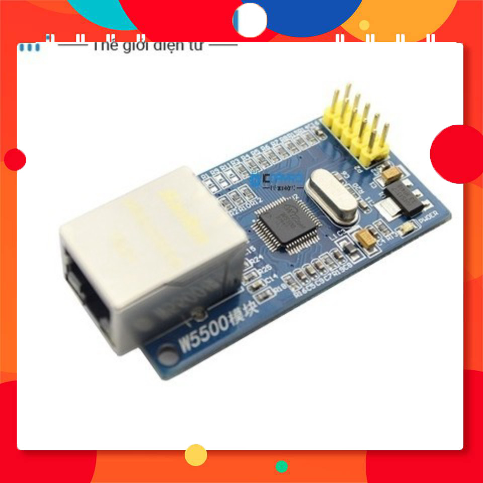 Module chuyển giao tiếp ethernet W5500 SPI TechParts Việt