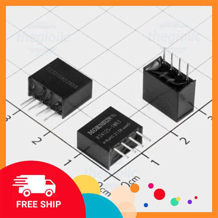 B2412S-1WR3 Chuyển Đổi DC-DC Vào 24V Ra 12V 1W Điện Tử Tín Phát