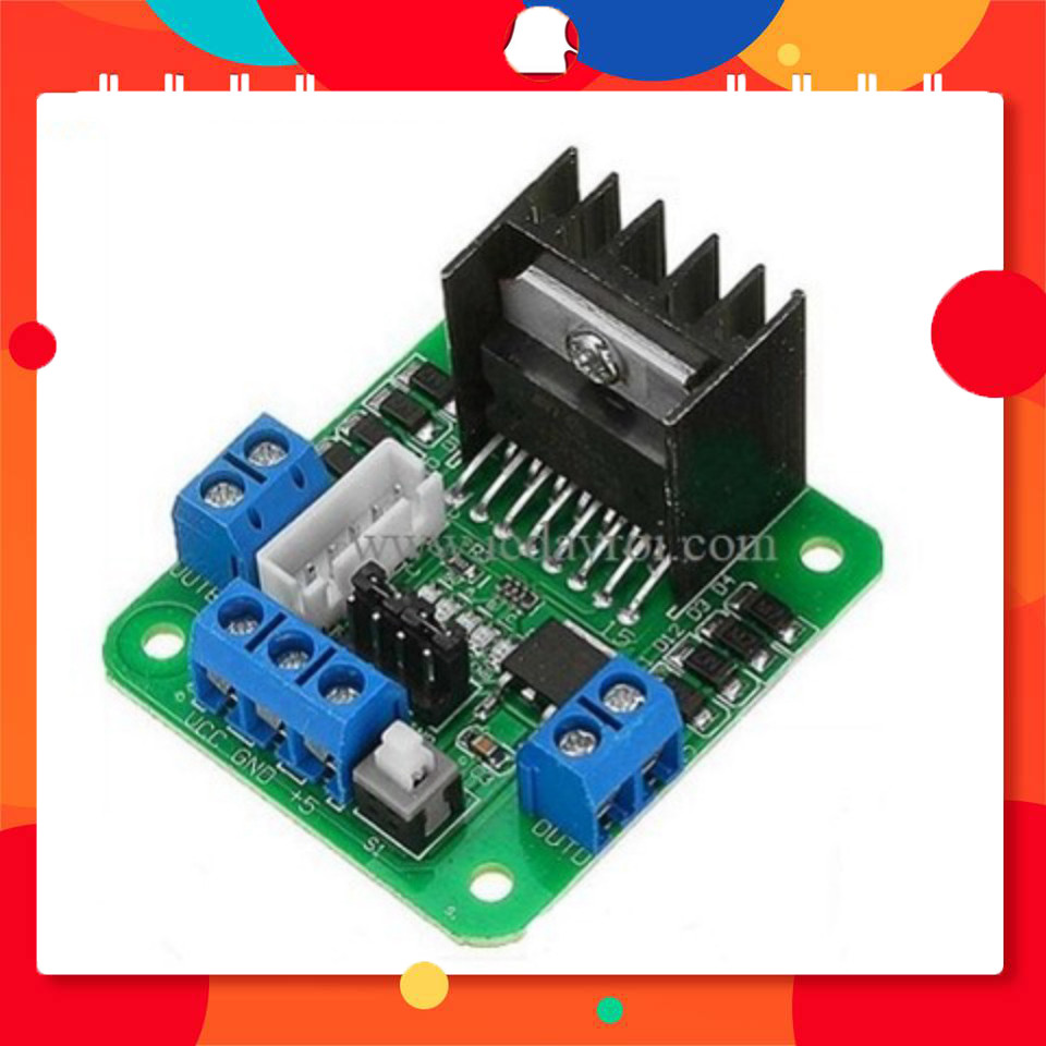 Driver motor L298N xanh lá TechParts Việt