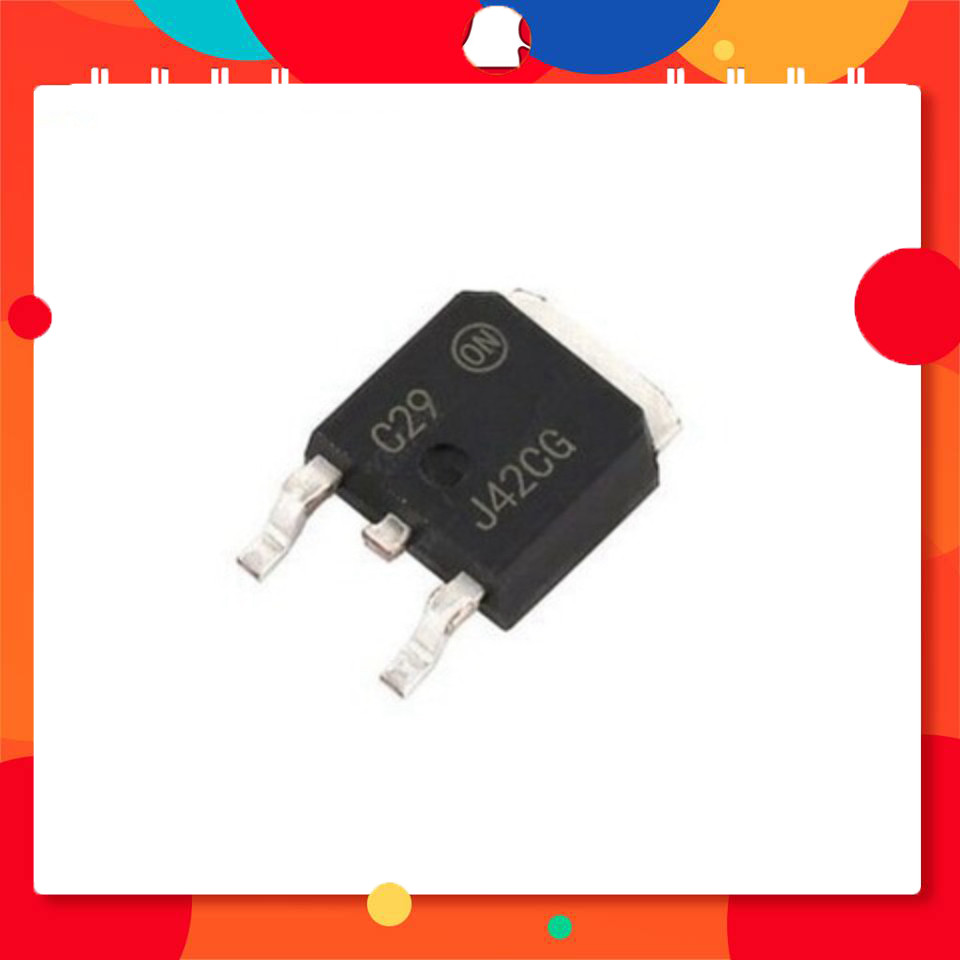 [10 Cái]- MJD42C TRANS PNP 6A 100V TO-252 TechParts Việt