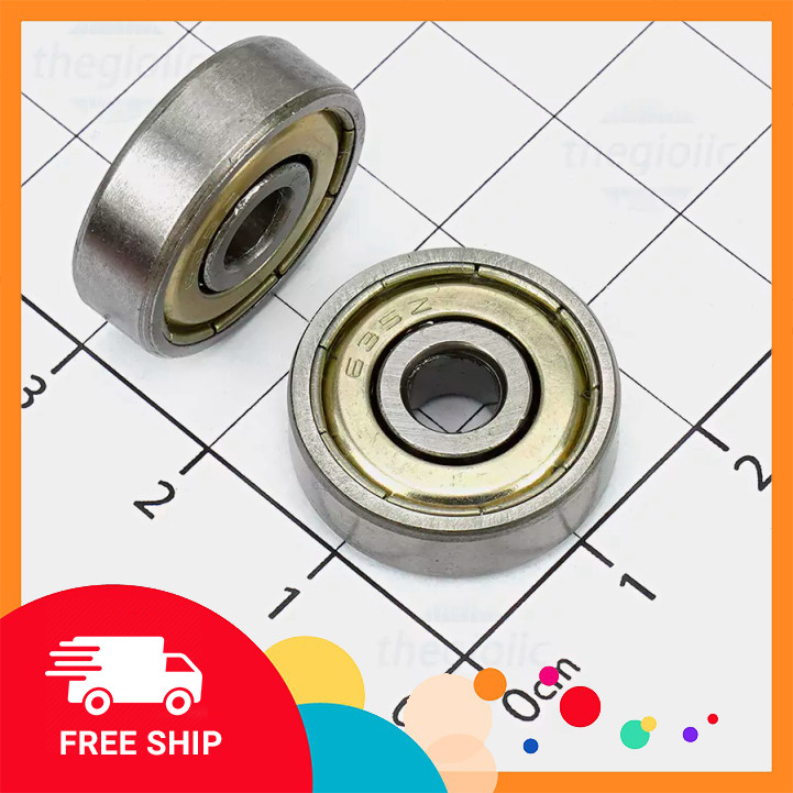 [5 Cái]- 635ZZ Bạc Đạn Vòng Bi Trong 5mm Ngoài 19mm Dày 6mm Điện Tử Tín Phát