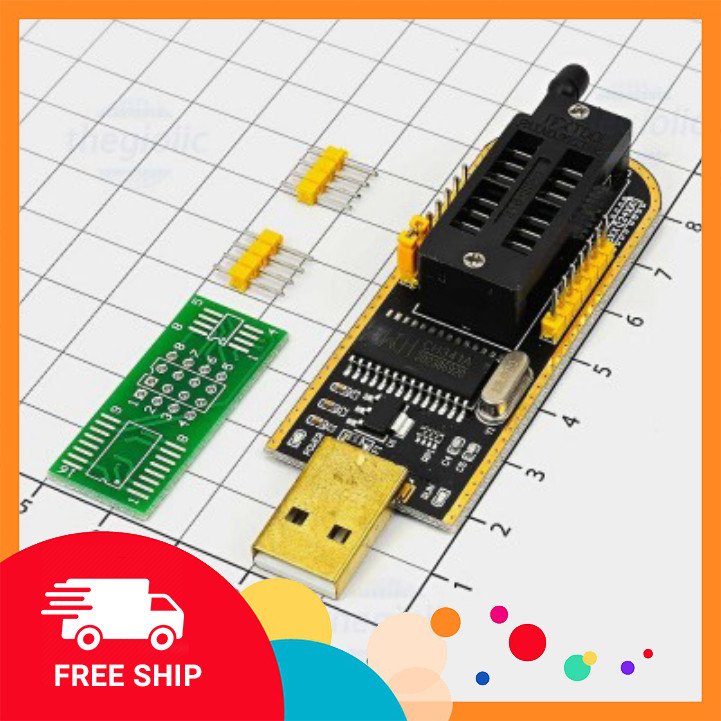 CH341A Mạch Nạp EEPROM SPI USB Điện Tử Tín Phát
