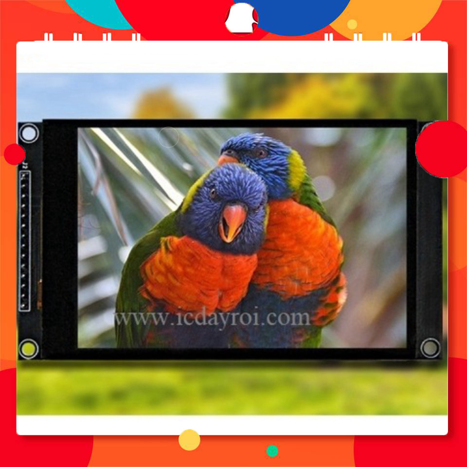 Màn hình LCD TFT 4inch cảm ứng điện dung 480x320 SPI TechParts Việt
