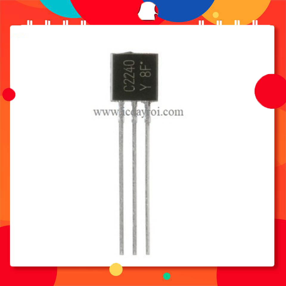 [10 Cái]- Transistor NPN 2SC2240 100mA 120V TechParts Việt