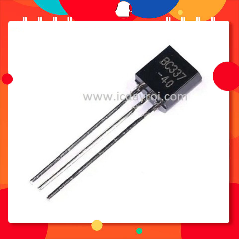 [30 Cái]- Transistor NPN BC337-40 45V 0.8A TO-92 TechParts Việt