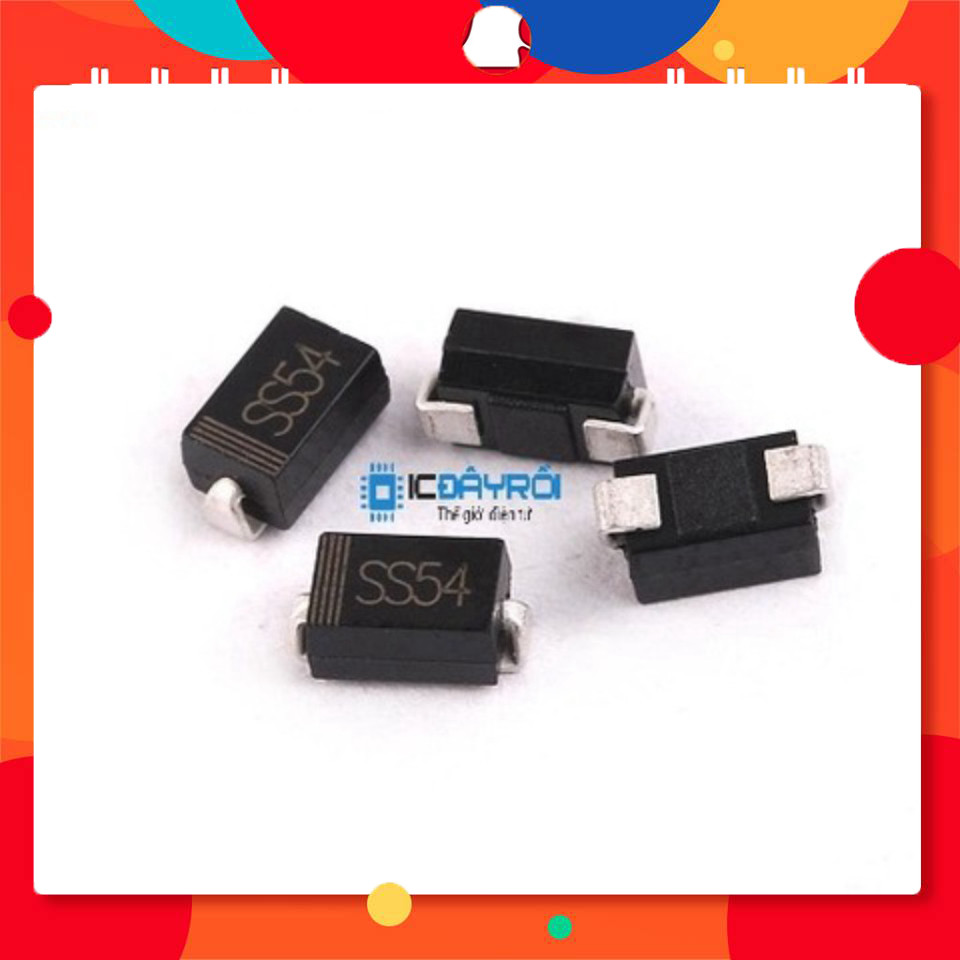 [30 Cái]- Diode Shotky SS54 1N5824 5A 40V SMA TechParts Việt