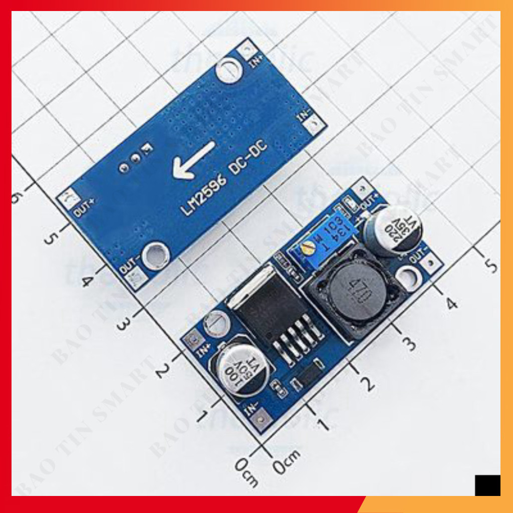 [2 Cái]- LM2596S Mạch Giảm Áp 3A Shop ekit.vn