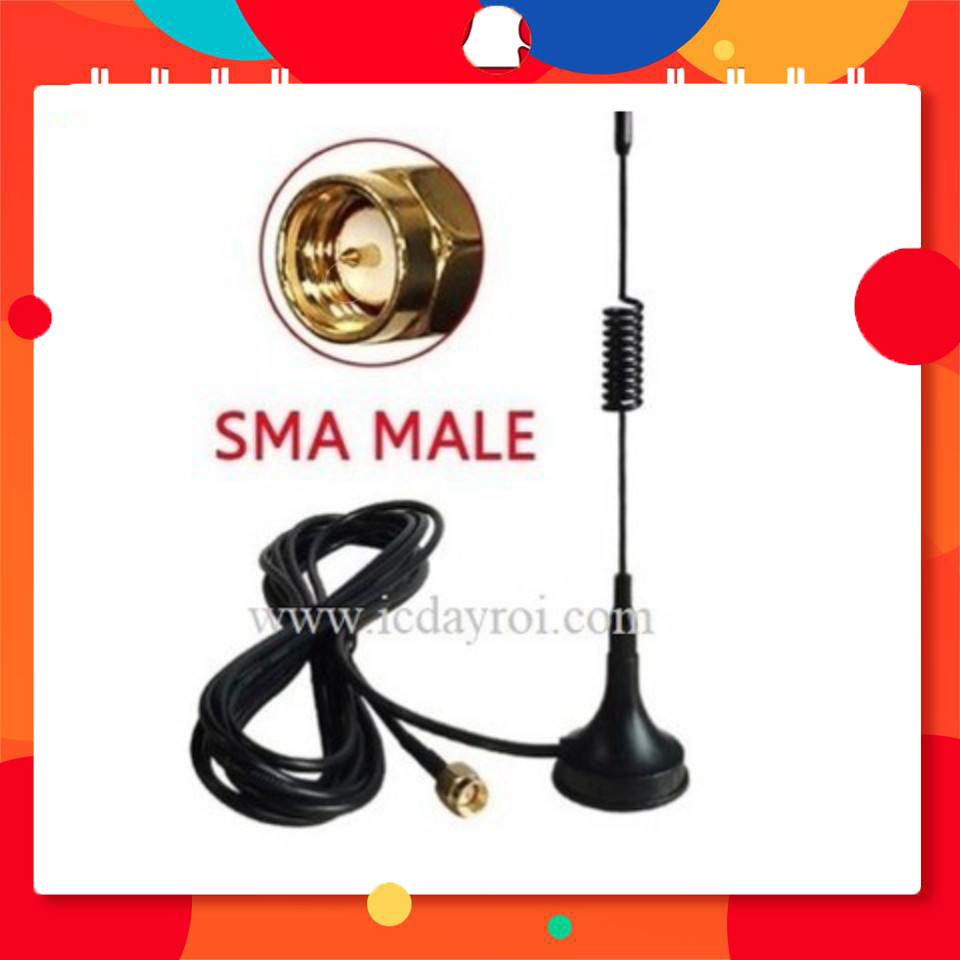 Antenna 433MHz 5DBI SMA TechParts Việt