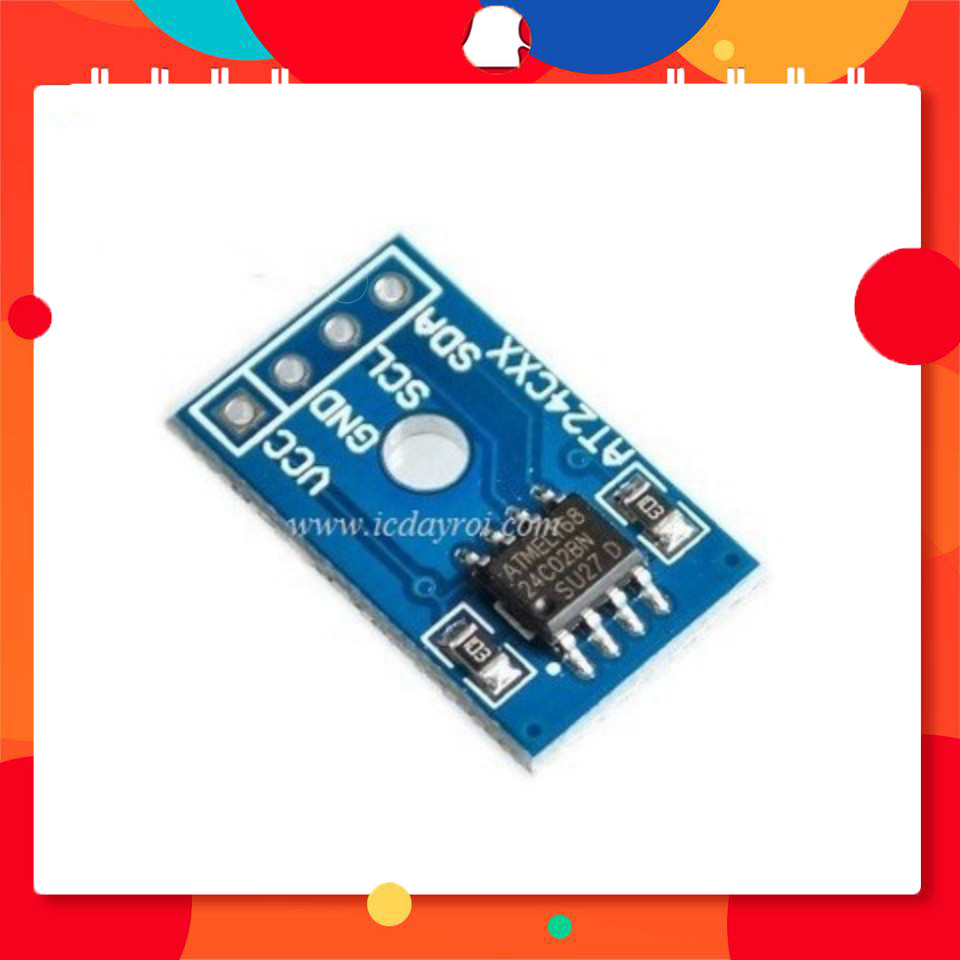 [2 Cái]- Module EEPROM AT24C02 I2C TechParts Việt