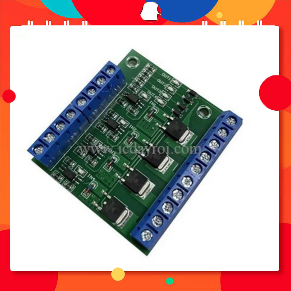 Mạch mosfet cách ly 4 kênh PWM TechParts Việt
