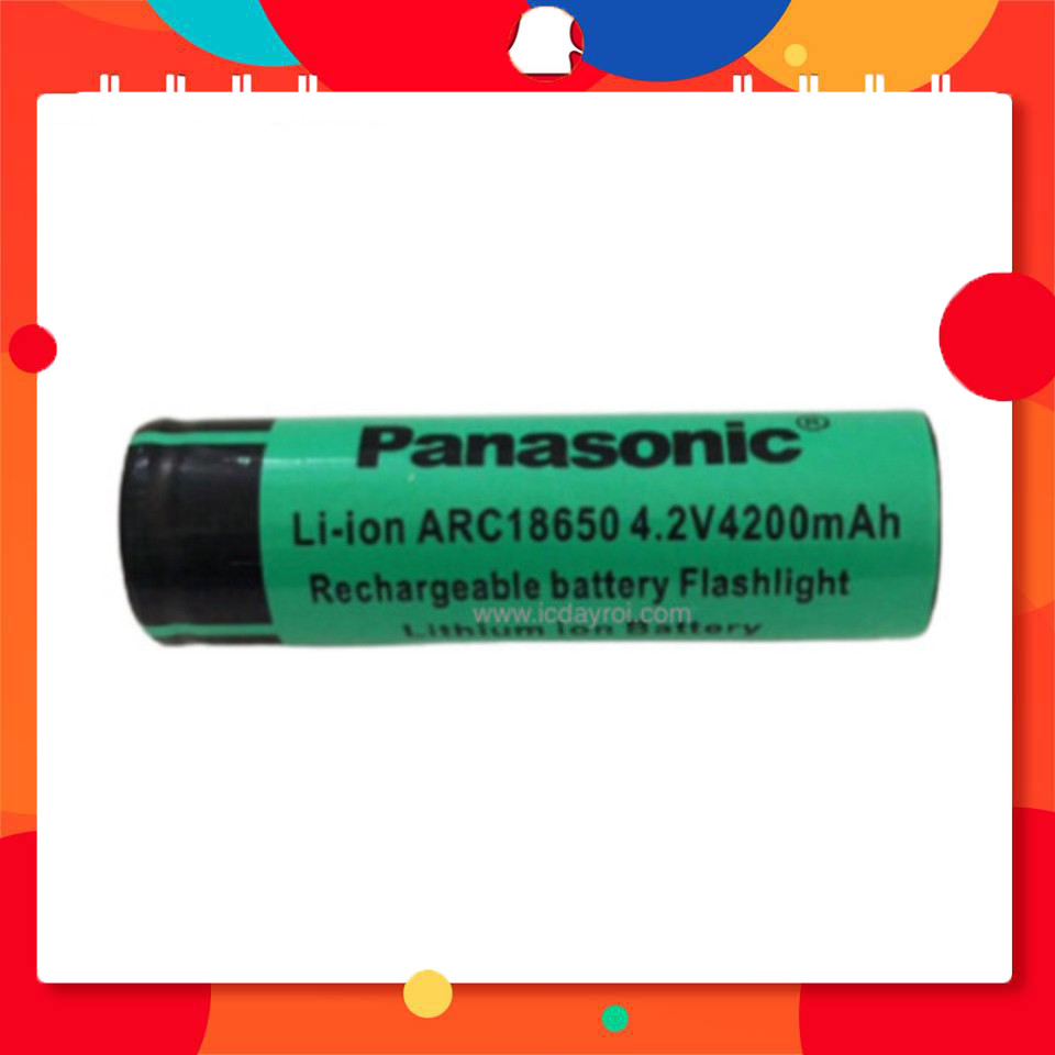 Pin Cell 18650 Panasonic 3.7V TechParts Việt