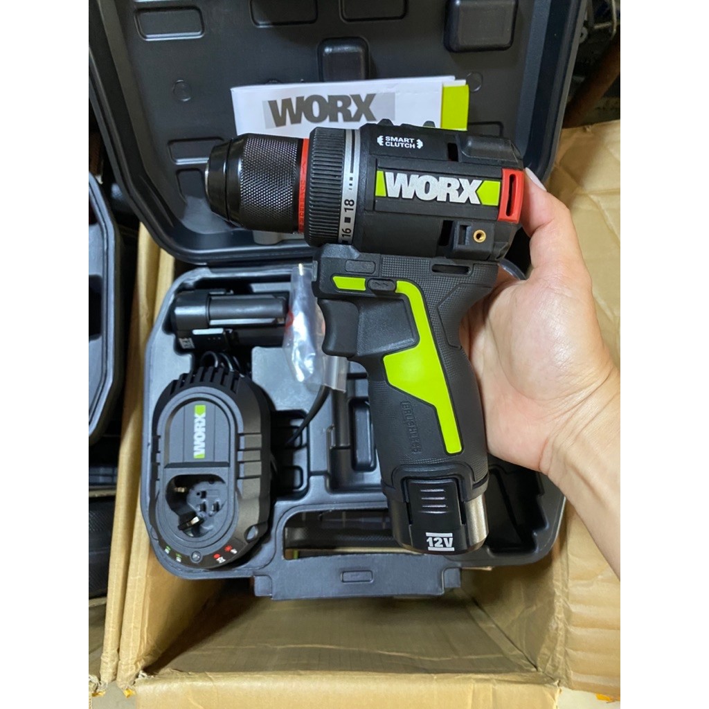 Máy khoan pin Worx WU135 Chính Hãng