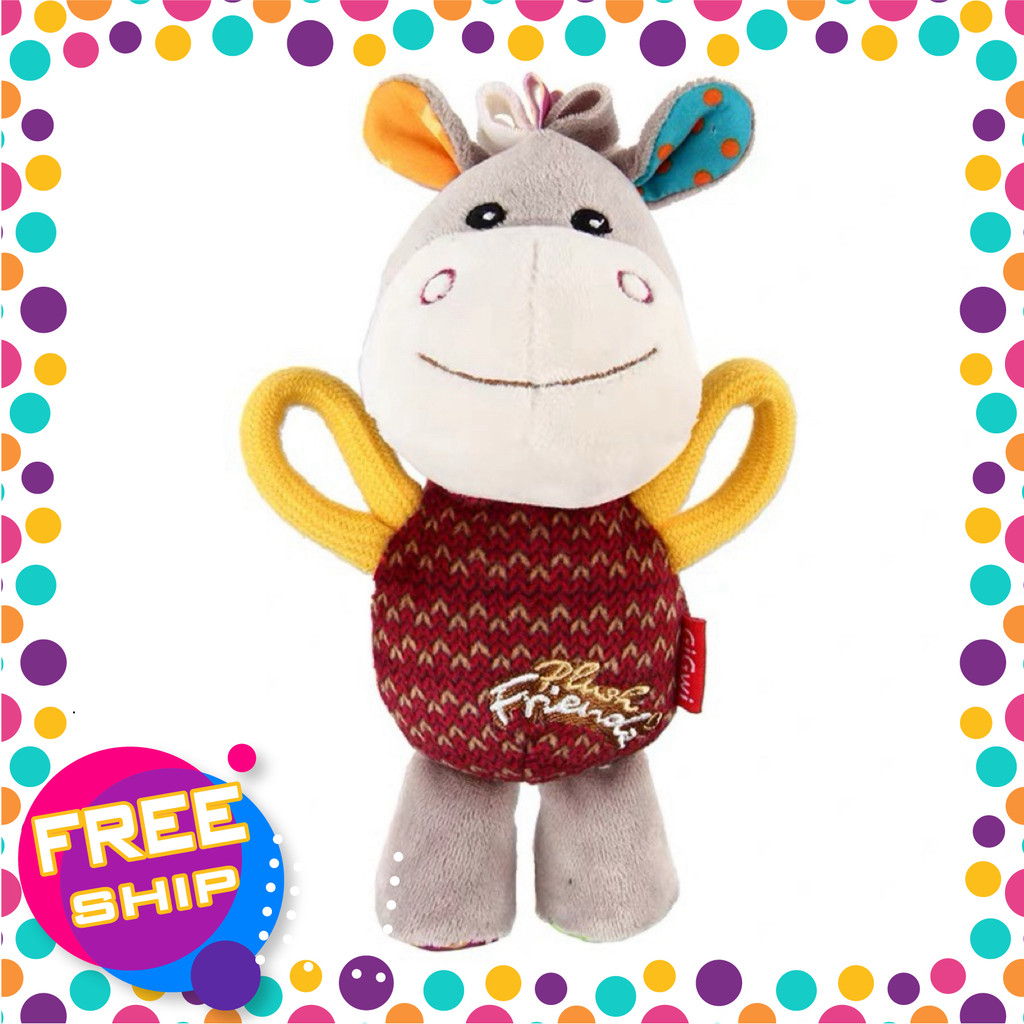 Đồ chơi cho chó thú nhồi bông cho chó GiGwi Plush Friendz - Donkey