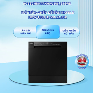 Máy Rửa Chén Bát Mini HDW-T5531B Hafele 538.21.350 - 8 Bộ - Điều Khiển Nút Bấm - Bossch365