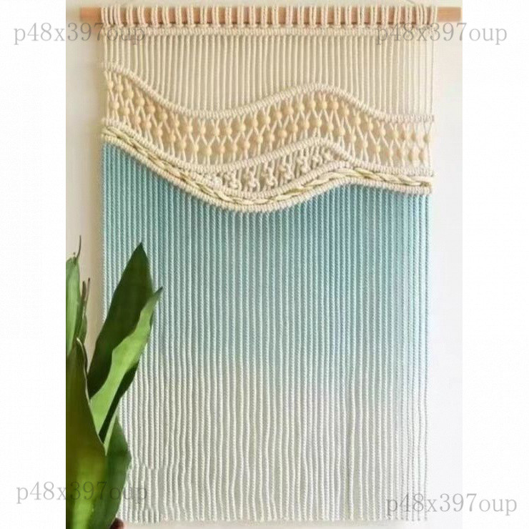 ins Thảm dệt trang trí đầu giường, nhà khách, phòng khách, nền sofa đơn giản, trang trí tường thủ cô