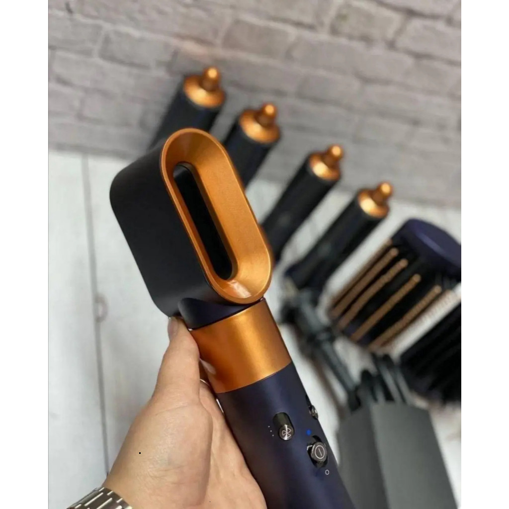 Máy Sấy Dyson Airwrap Complete Xanh Phổ HS01 (Prussian Blue/Rich Copper)