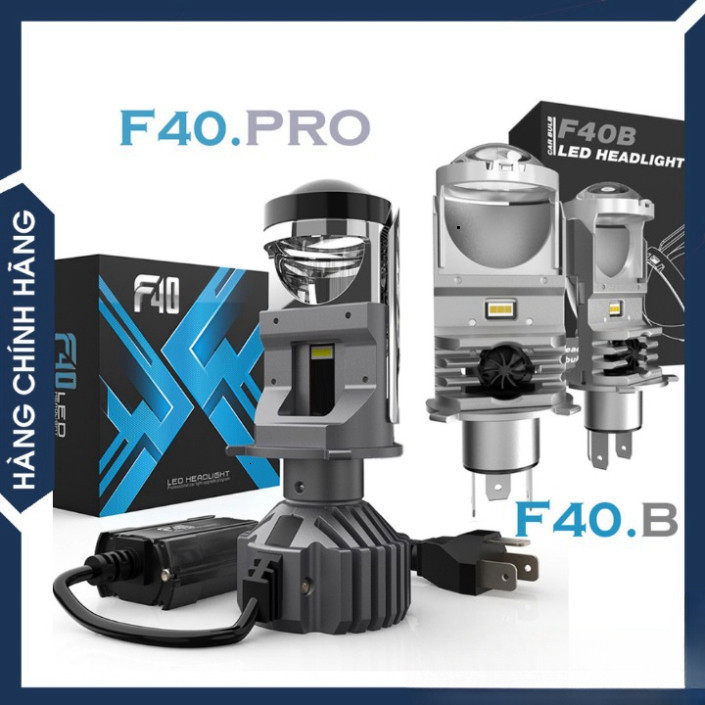 Đèn Led Bi Mini F40 PRO NEW Mẫu Mới 2024 F40B Mạch Đồng, Lõi 5 Sợi, Khe Tản Nhiệt Bảo Hành 2 Năm [Me