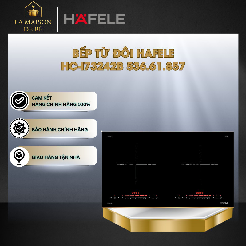 Bếp Từ Đôi Hafele HC-I73242B 536.61.857 - Mặt Kính Schott Ceran - Xuất Xứ Malaysia – LMS