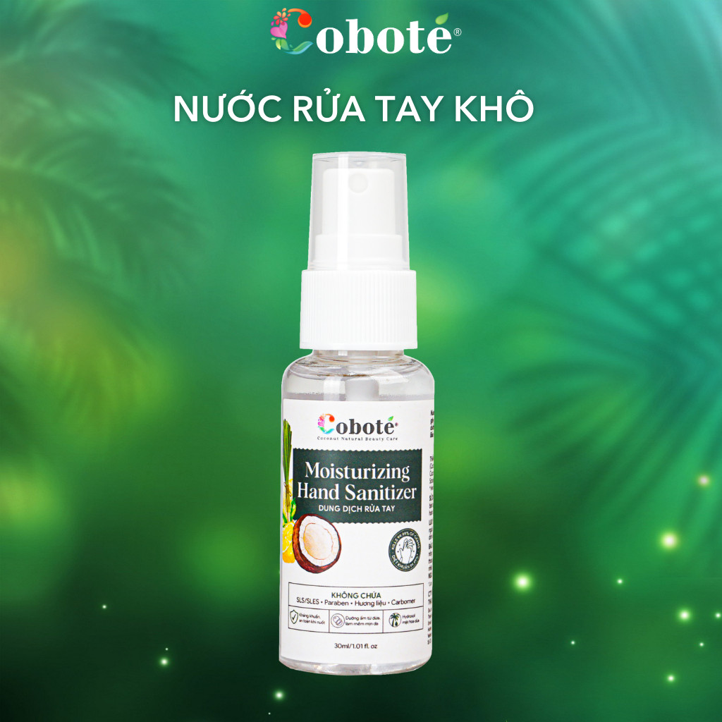Nước rửa tay khô diệt khuẩn Cobote 30ml
