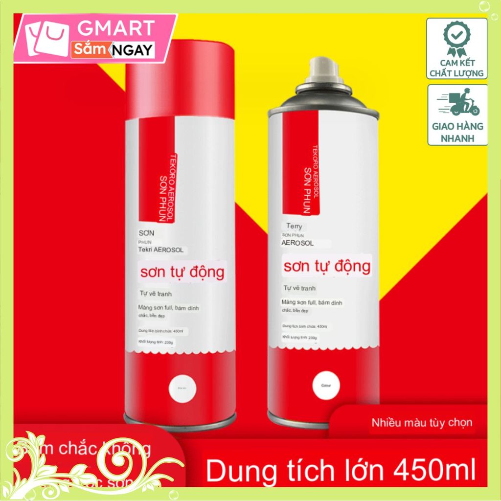 Sơn xịt màu vàng 24K Golden Hot  - Gmart