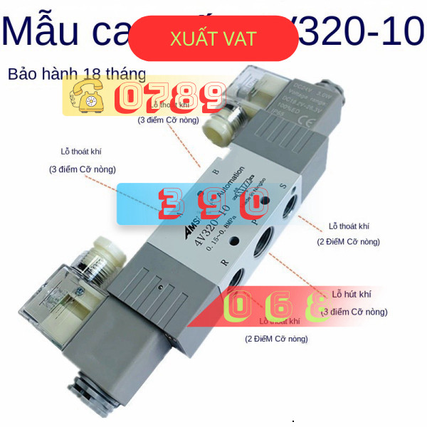 Van Điện Từ  4v320-10  DC24V 220V
