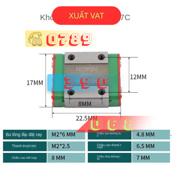 Hiwin  MGW Mgn7c 9C 12c 15C 9H 12H