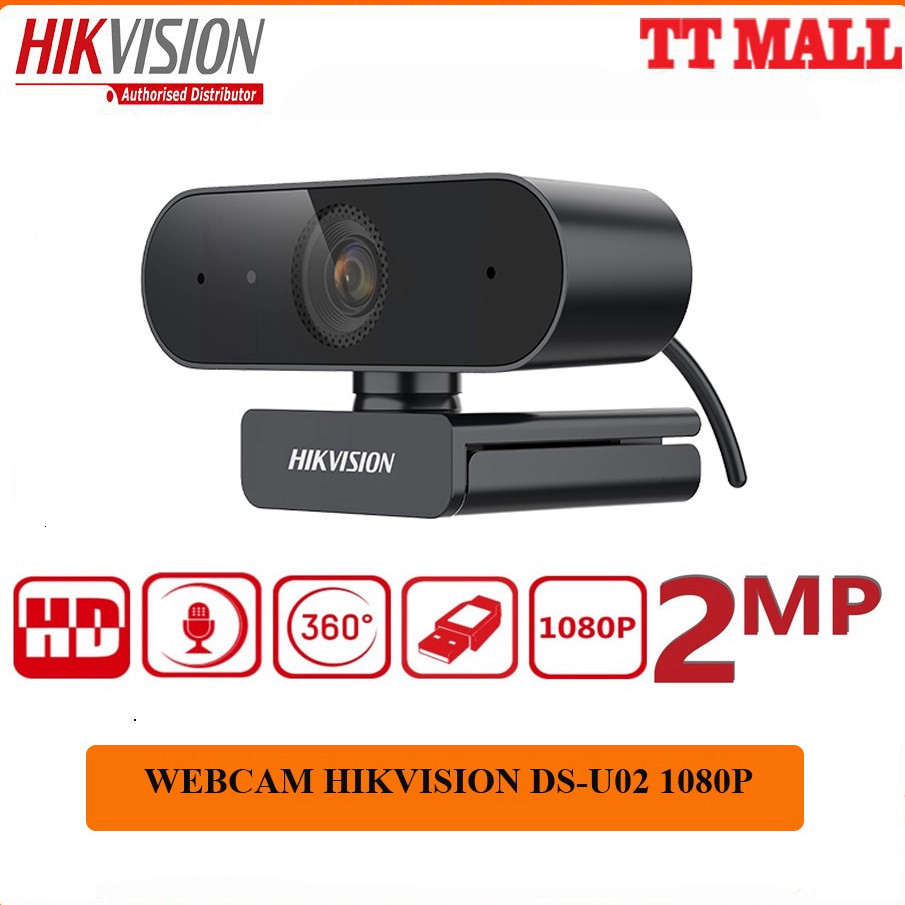 [Siêu rõ nét] Webcam HIKVISION DS-U02 - U320 FULL HD 1080P tích hợp mic chuyên dụng cho Livestream, 