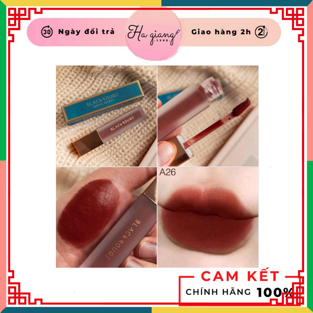 Son Kem Black Rouge A26 Winter Moon Nâu Trầm Pha Cam