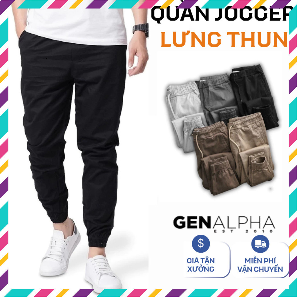 Quần Jogger Nam Cao Cấp Kaki Gen Alpha GEN129 Chuẩn Xuất