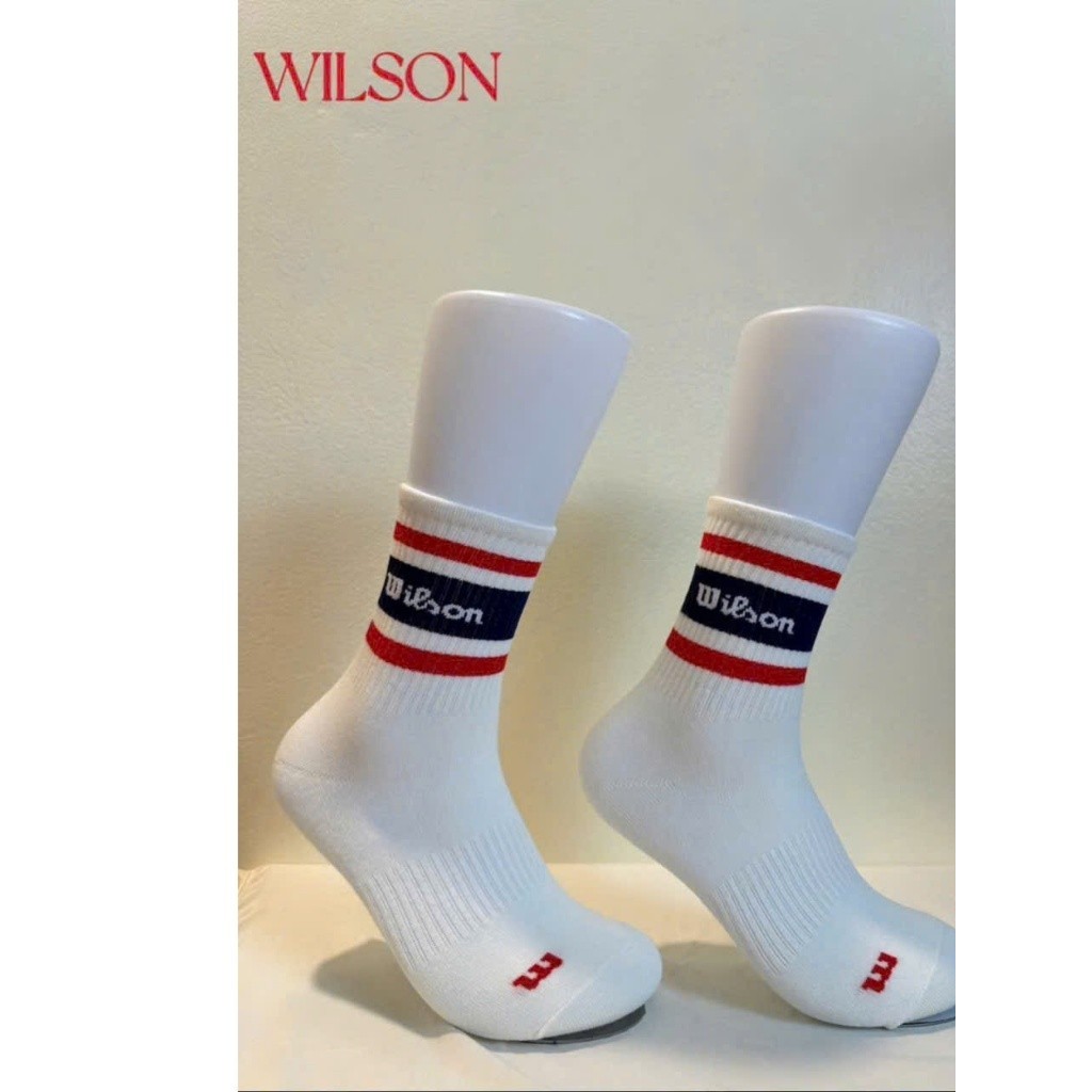 HMH SPORT Tất thể thao Wilson kẻ sọc vintage siêu xinh, sang, xịn