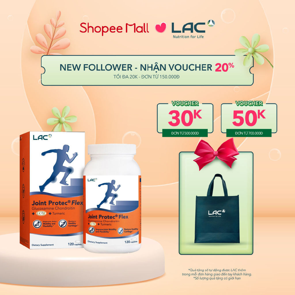 Viên uống hỗ trợ khớp LAC Joint Protec Flex (120 viên)