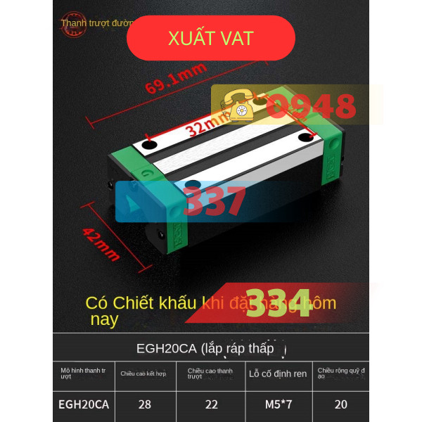 Thanh Trượt  Egh15ca/Egw/20cc/25/30/SA/EG
