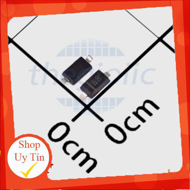 [50 Cái]- BZT52C5V1 Diode Zener 5.1V 500mW Giang Tech Hub