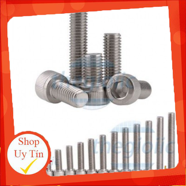 [10 Cái]- Ốc Lục Giác M6 x 20mm DIN912 304 Giang Tech Hub