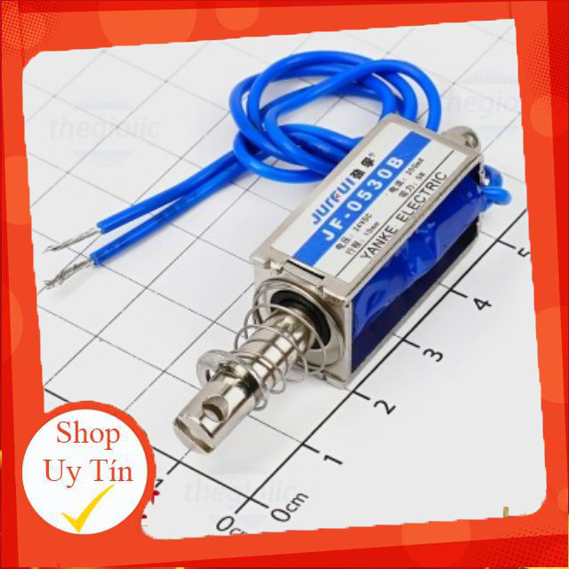 JF-0530B Khóa Chốt Điện 24VDC 300mA Giang Tech Hub