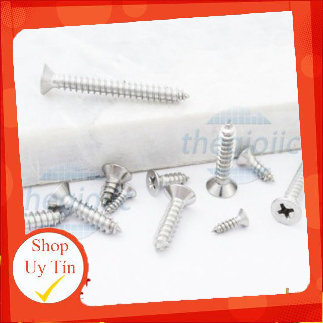 [10 Cái]- Vít Nhọn KA M6 x 25mm 304 Giang Tech Hub